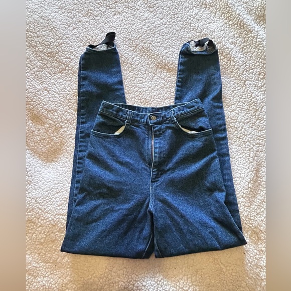 Vintage heartland jeans with stirrups size 8t - Picture 2 of 3